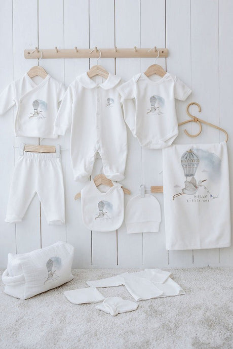 Professional Organic 11 - Piece Newborn Welcome Gift Set - Royal Series - TryAladdin
