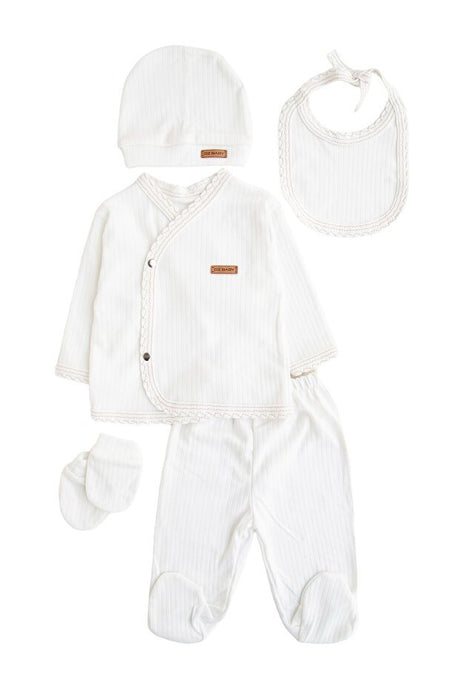 Professional Organic Cotton Newborn 5 - Piece Layette Set - TryAladdin