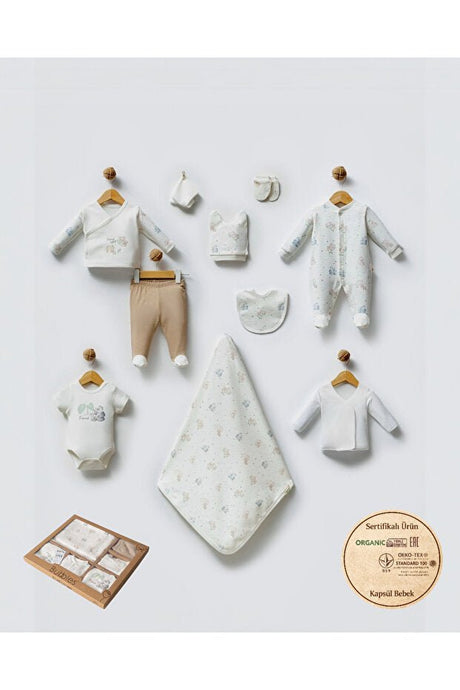 Professional Organic Cotton Newborn Hospital Exit Set - 10 - Piece 0 - 3 Months - TryAladdin