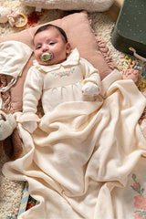 Professional Organic Cotton Newborn Hospital Exit Set - Cream - 5 - Piece - TryAladdin