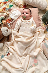 Professional Organic Cotton Newborn Hospital Exit Set - Cream - 5 - Piece - TryAladdin