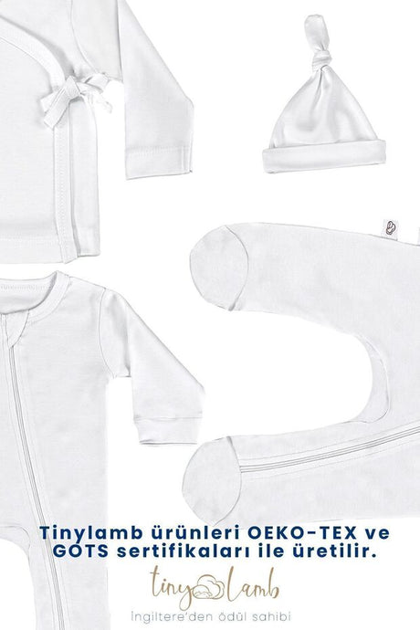 Professional Organic Cotton Newborn Hospital Set - 10 Piece Snow Star - TryAladdin