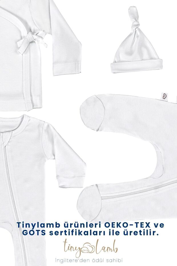 Professional Organic Cotton Newborn Hospital Set - 10 Piece Snow Star - TryAladdin