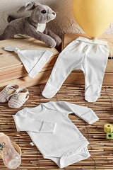 Professional Organic Cotton Newborn Hospital Set - 10 Piece Snow Star - TryAladdin