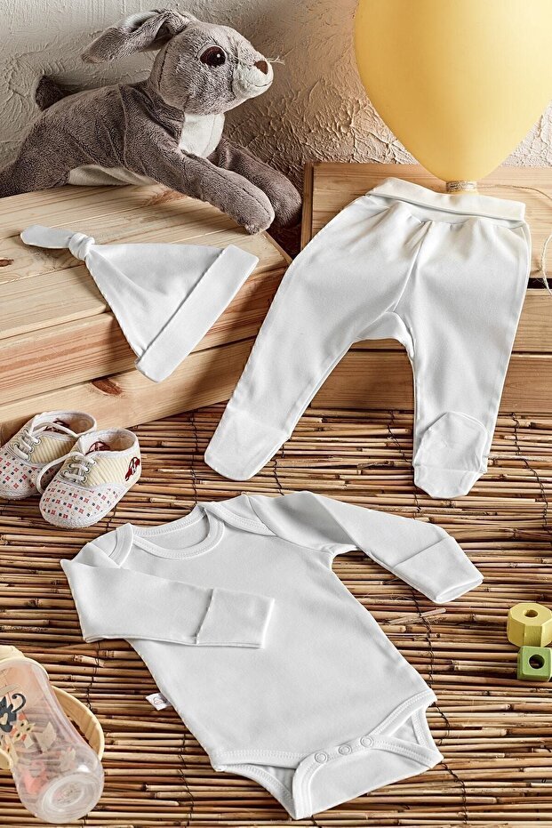 Professional Organic Cotton Newborn Hospital Set - 10 Piece Snow Star - TryAladdin