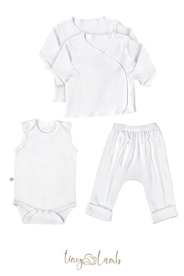 Professional Organic Cotton Newborn Hospital Set - 10 Piece Snow Star - TryAladdin
