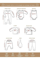 Professional Organic Cotton Newborn Hospital Set - 10 Piece Snow Star - TryAladdin