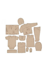 Professional Organic Newborn 11 - Piece Baby Bodysuit Set - 0 - 4 Months - TryAladdin