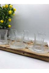 Professional Pasabahce Elsyia Linea Model Turkish Tea Set - 12 Piece - TryAladdin