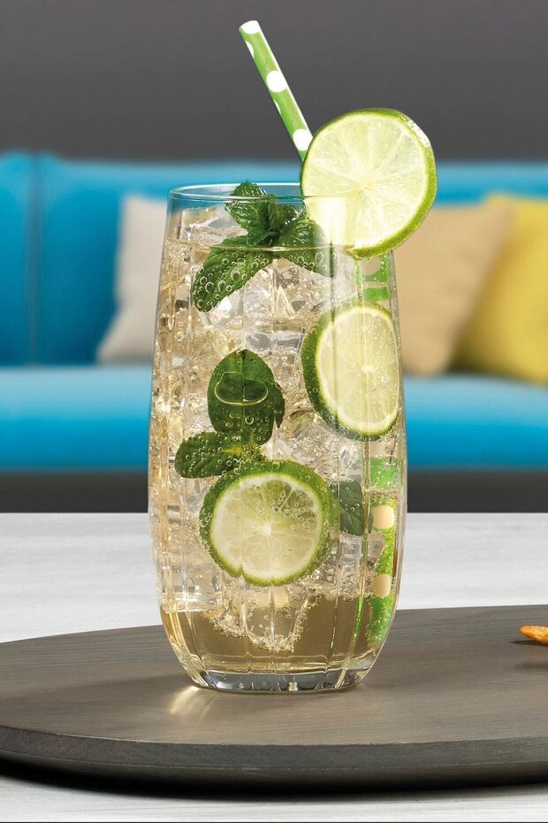 Professional Pasabahce Linka Glass Beverage & Tea Set - 24 Pieces - TryAladdin