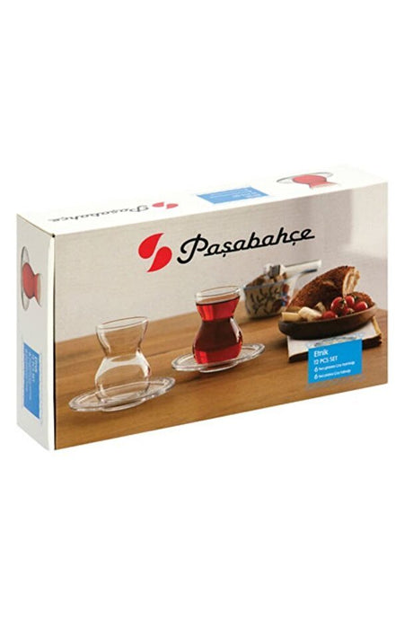 Professional Pasabahce Turkish Ethnic Tea Glass Set - 12 Piece - TryAladdin