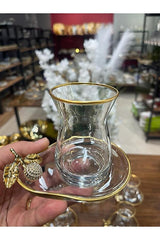 Professional Pasabahce Turkish Glass Tea Set - 6 - Piece Set - TryAladdin