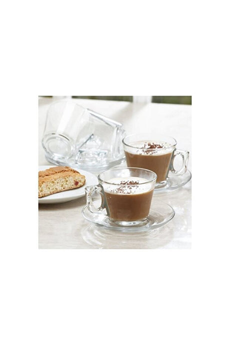 Professional Pasabahce Vela Turkish Tea Glass Set - 6 Pieces x 195ml - TryAladdin
