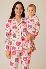 Professional Pink Cotton Teddy Bear Baby Outfit Set - 2 - Piece - TryAladdin