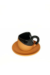 Professional Turkish Handcrafted Ceramic Coffee Set & Heart Lokum Dish - Herseytopraktan - TryAladdin