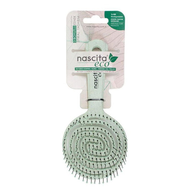 Professional Vegan Hair Brush for Gentle Detangling & Smooth Styling - TryAladdin