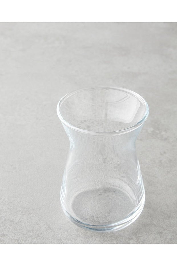 Professional Velin Series Clear Turkish Tea Glasses - 6 x 132ml Set - TryAladdin