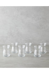Professional Velin Series Clear Turkish Tea Glasses - 6 x 132ml Set - TryAladdin
