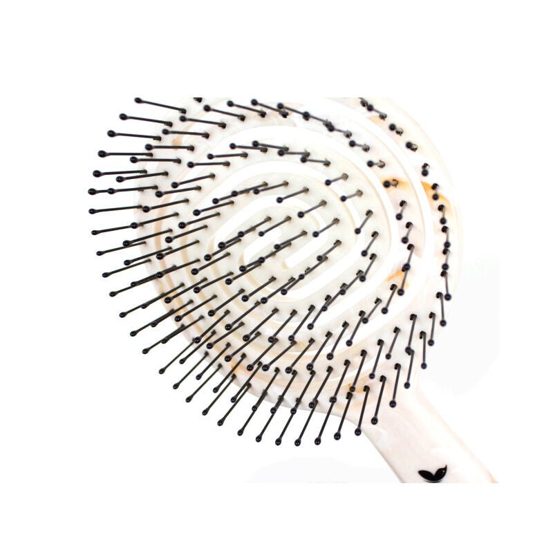 Professional Volumizing Round Hair Brush, White - TryAladdin