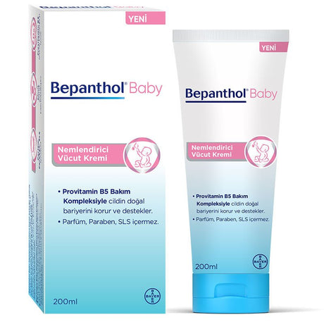 Provitamin B5 Baby Body Cream - Long - Lasting Moisture for Dry, Sensitive Skin - TryAladdin