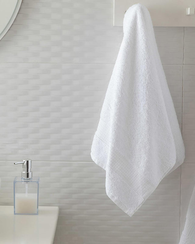 Professional Grade Cotton Face Towel 50x90cm White