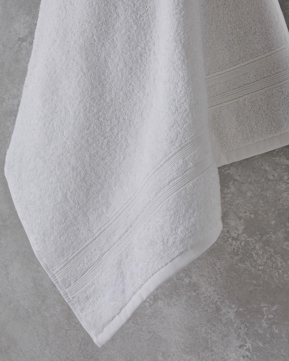 Professional Grade Cotton Face Towel 50x90cm White