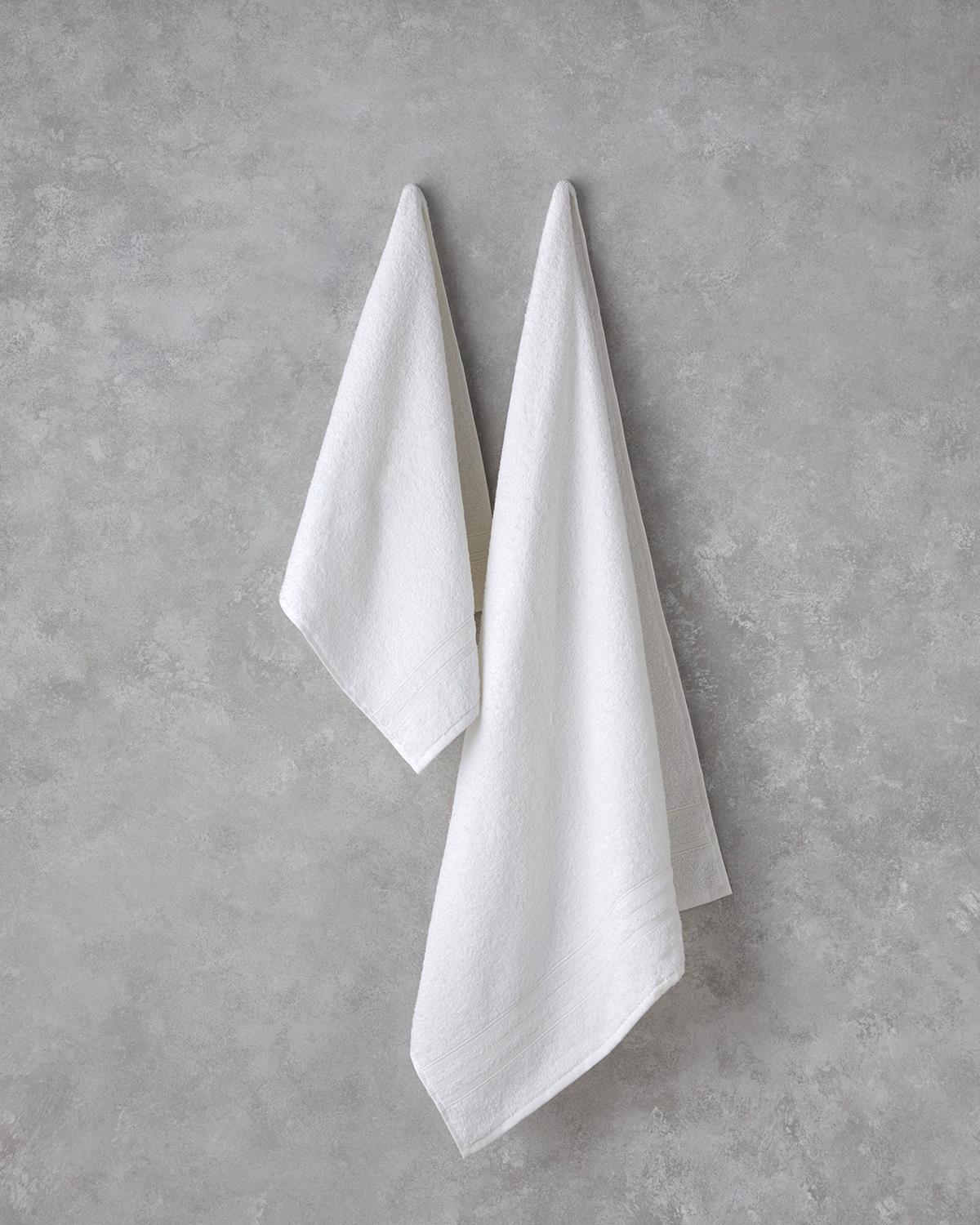 Professional Grade Cotton Face Towel 50x90cm White