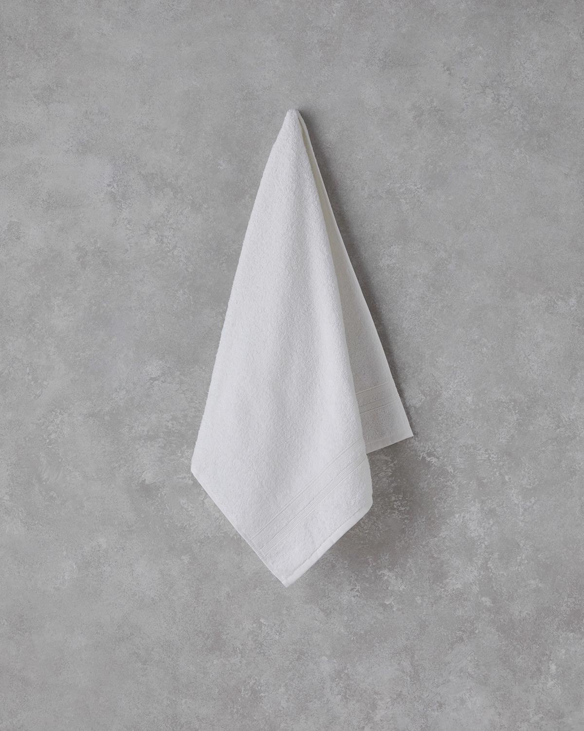 Professional Grade Cotton Face Towel 50x90cm White
