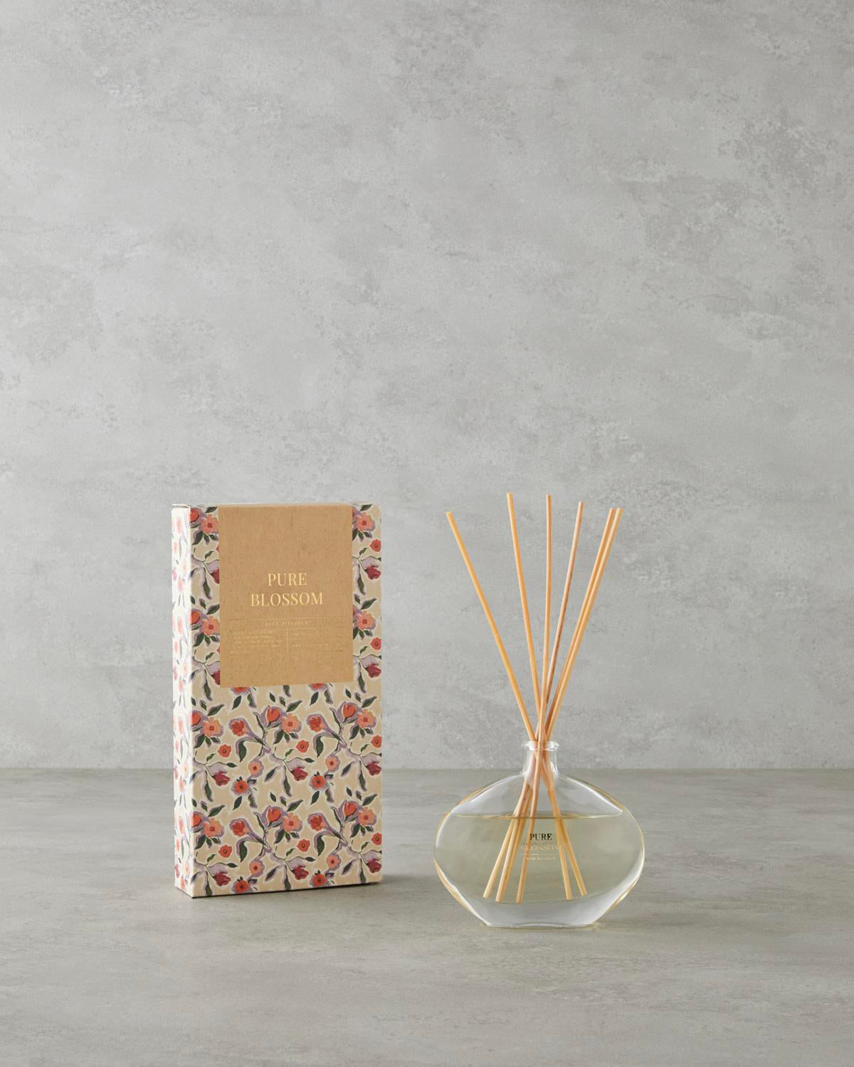 Professional Pure Blossom Aromatic Reed Diffuser - Clear Bottle