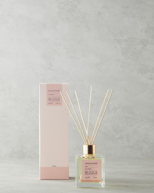 Premium Reed Diffuser - Crisp Pure Scent Home Fragrance