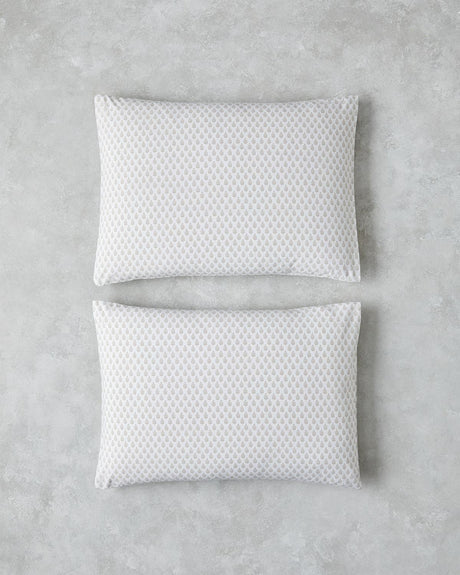 Professional-Easy-Iron-Beige-Pillowcase-Set-50x70cm-2-Pack