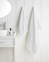 Premium White Cotton Hand Towel Bulk Pack 50x80cm