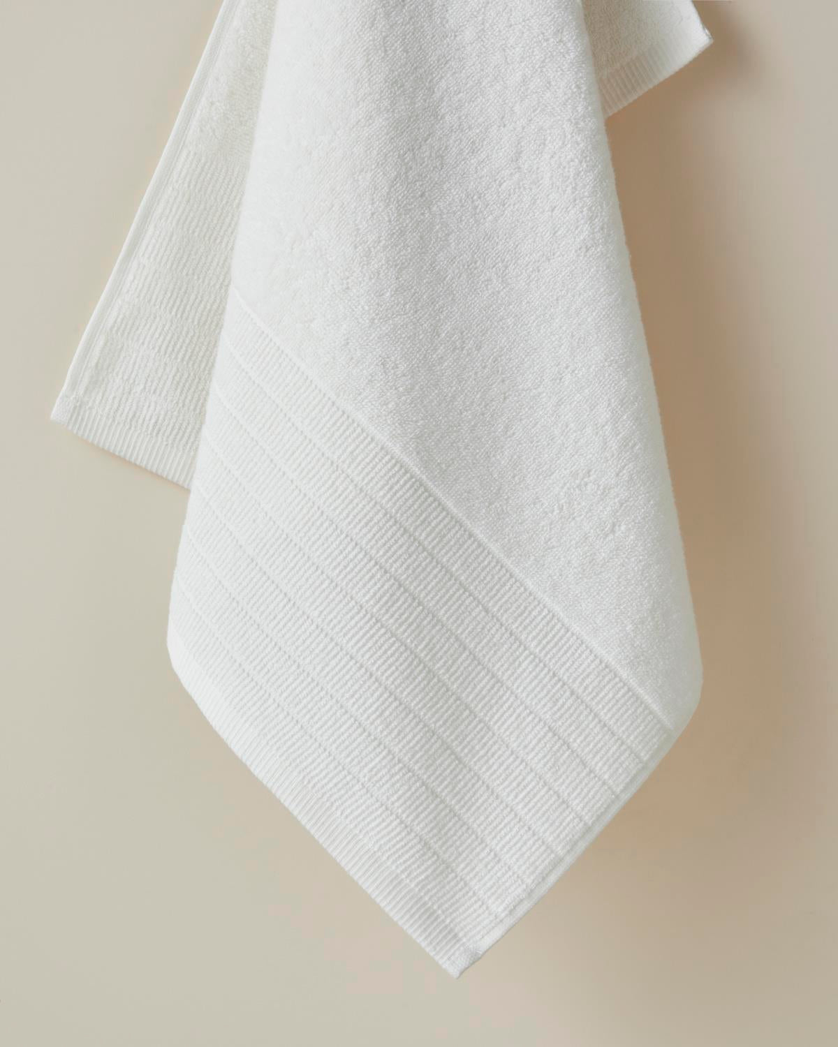 Premium White Cotton Hand Towel Bulk Pack 50x80cm