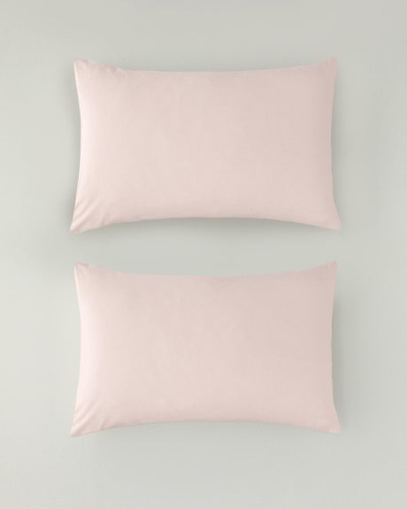 Professional-Quality-Pure-Cotton-Pillowcase-Pair-50x70cm-Dusty-Pink