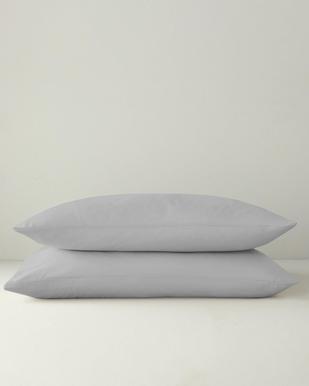 Premium-Cotton-Pillowcase-Set-50x70cm-Pebble-Gray