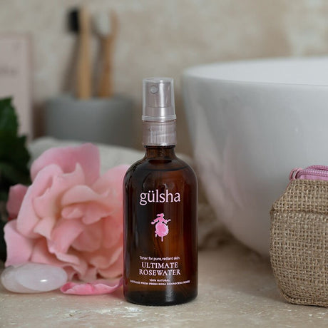 Pure Rose Water - Brightening, Hydrating & Balancing Hydrolate - TryAladdin