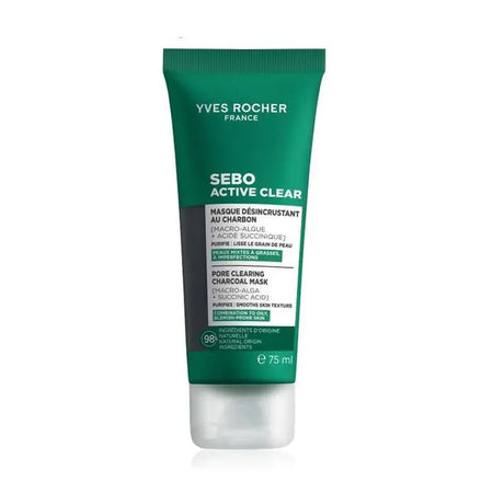 Purifying Charcoal Mask - Blackhead & Pore Minimizing with Succinic Acid - TryAladdin