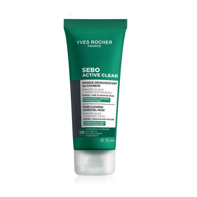 Purifying Charcoal Mask - Blackhead & Pore Minimizing with Succinic Acid - TryAladdin