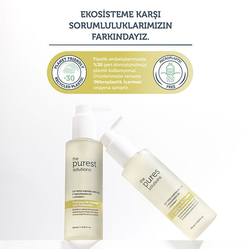 Purifying Oil Cleanser - Postbiotic & Macadamia Double Cleanse - TryAladdin