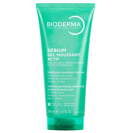 Purifying & Sebum - Regulating Cleansing Gel with Salicylic & Glycolic Acid - TryAladdin