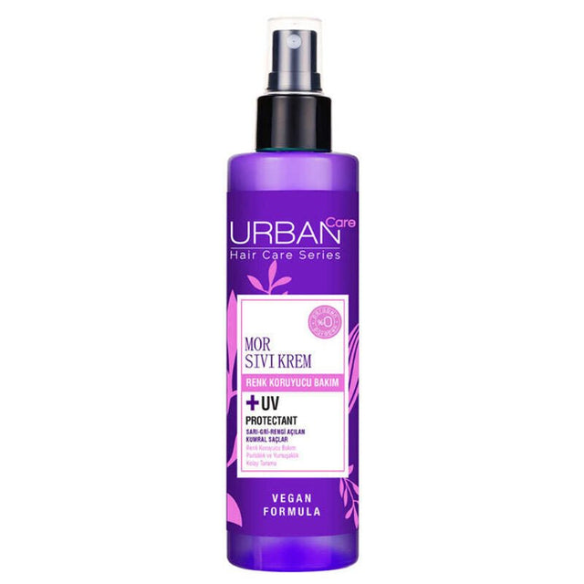 Purple Anti - Brassiness Liquid Hair Cream with UV Filter & Keratin - TryAladdin