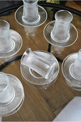 Qualitev Milano Professional Turkish Tea Glass Set - 12 Pieces - TryAladdin