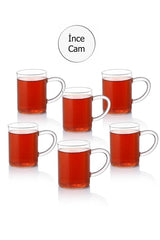 Queen's Kitchen Professional Borosilicate Heat - Resistant Mugs - Set of 6 - TryAladdin