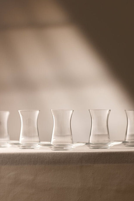 Rakle Avantgarde Professional Turkish Tea Glass Set - 12 Piece - TryAladdin