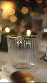 Rakle Splendid Gold Professional Turkish Coffee Serving Glasses - Set of 4, 120ml - TryAladdin
