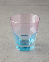 Premium Gradient Glass Tumbler Set   3 Piece Colorful