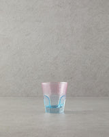 Premium Gradient Glass Tumbler Set   3 Piece Colorful