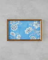 Premium Raspberry Pattern Decorative Serving Tray Blue