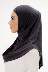 Ready - to - Wear Pleated Hijab - 50cm 2 - Piece Set - TryAladdin