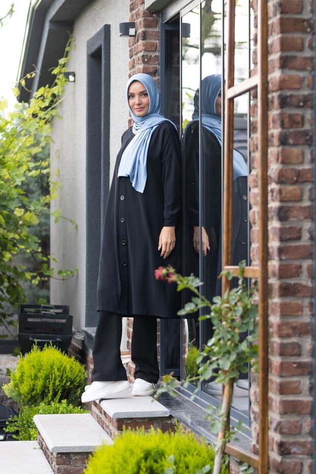 Ready - to - Wear Viscose Shawl - Practical & Light Blue () - TryAladdin